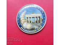 Germany-medal/colored/-Brandenburg Gate