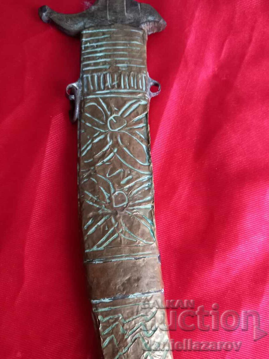 PUMNAL BĂCÂNT OTOMAN, Cuțit, Os Mâner - 5 PUMNAL BĂCÂNT OTOMAN, Cuțit, Os Mâner - 5