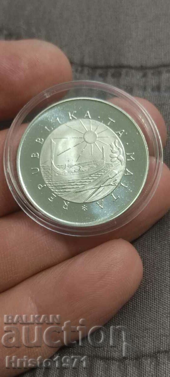 Auction 2 pounds 1976 Malta Auction 2 pounds 1976 Malta