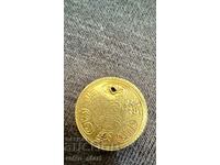 Ottoman gold coin of 1 cent. Personal delivery only.