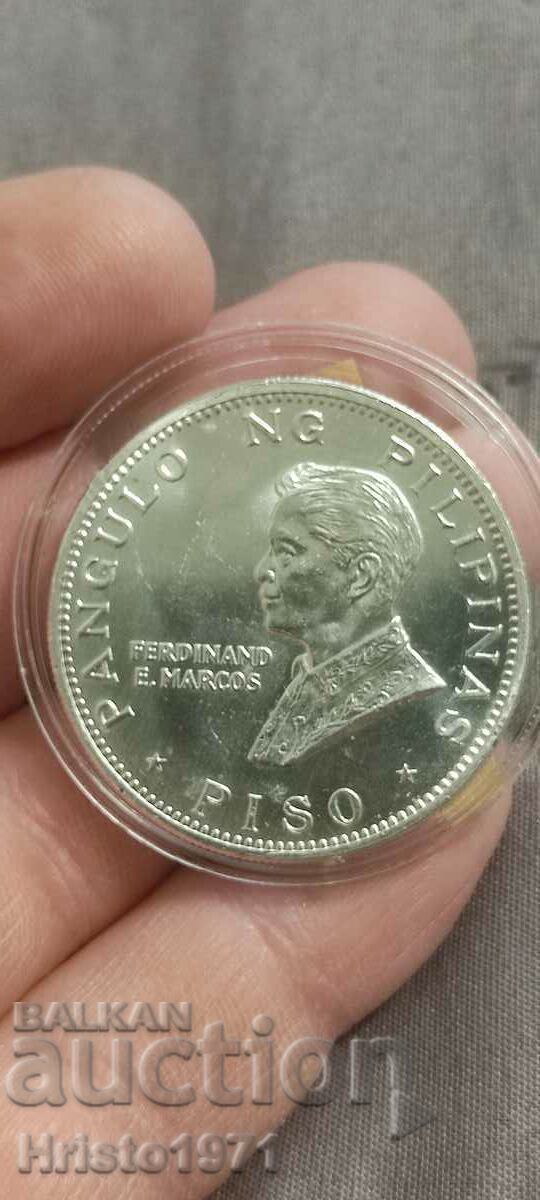 1 peso 1970 Filipine cu preț 95.00 BGN | € 48.57 1 peso 1970 Filipine cu preț 95.00 BGN | € 48.57