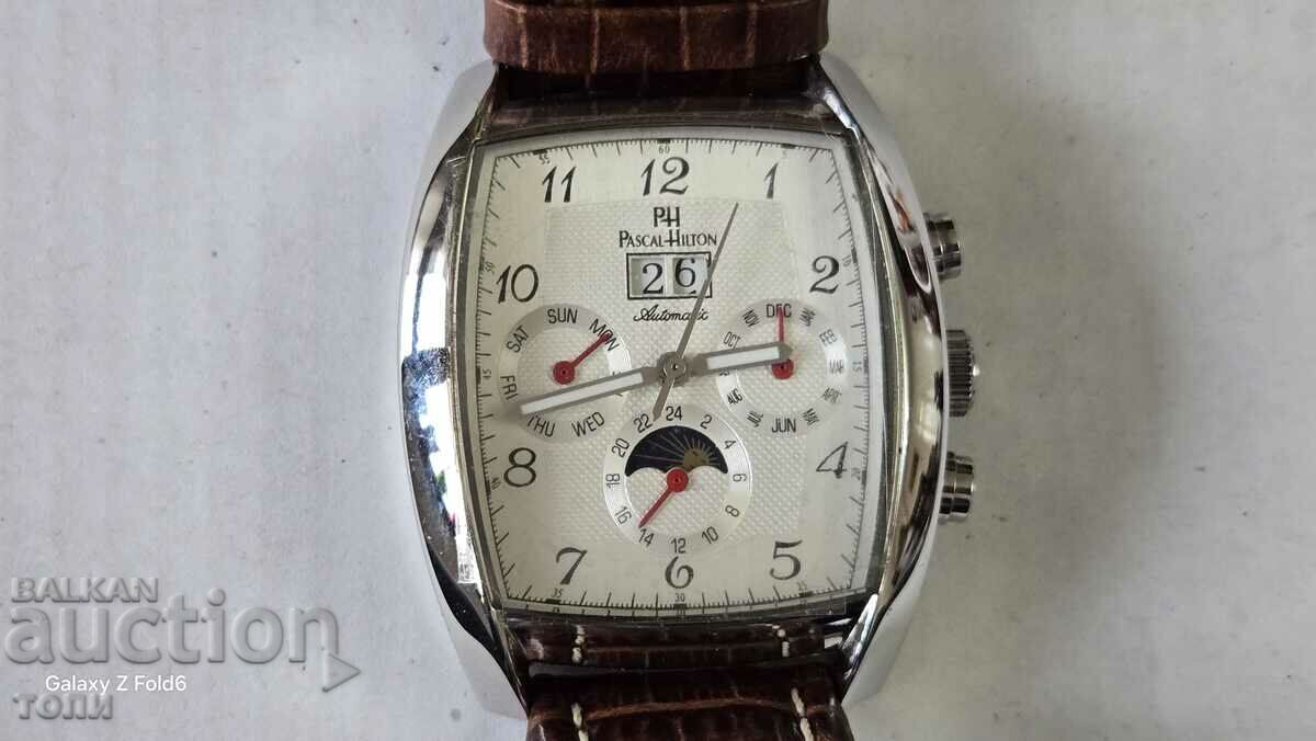 PASCAL HILTON AUTOMATIC RARE WORKS NO WARRANTY B Z C !!!