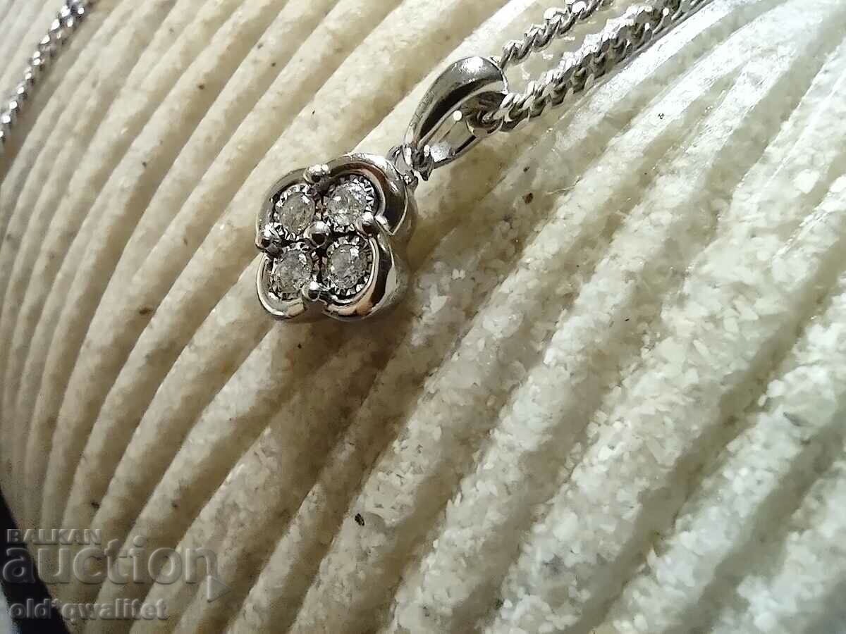 Παράδοση Κολιέ από λεπτό ασήμι Diamonds Ασήμι 925 Παράδοση Κολιέ από λεπτό ασήμι Diamonds Ασήμι 925