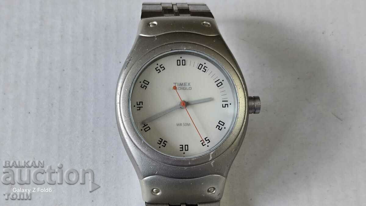 TIMEX INDIGLO WR 50M QUARTZ RARE WORKS NO WARRANTY B Z C