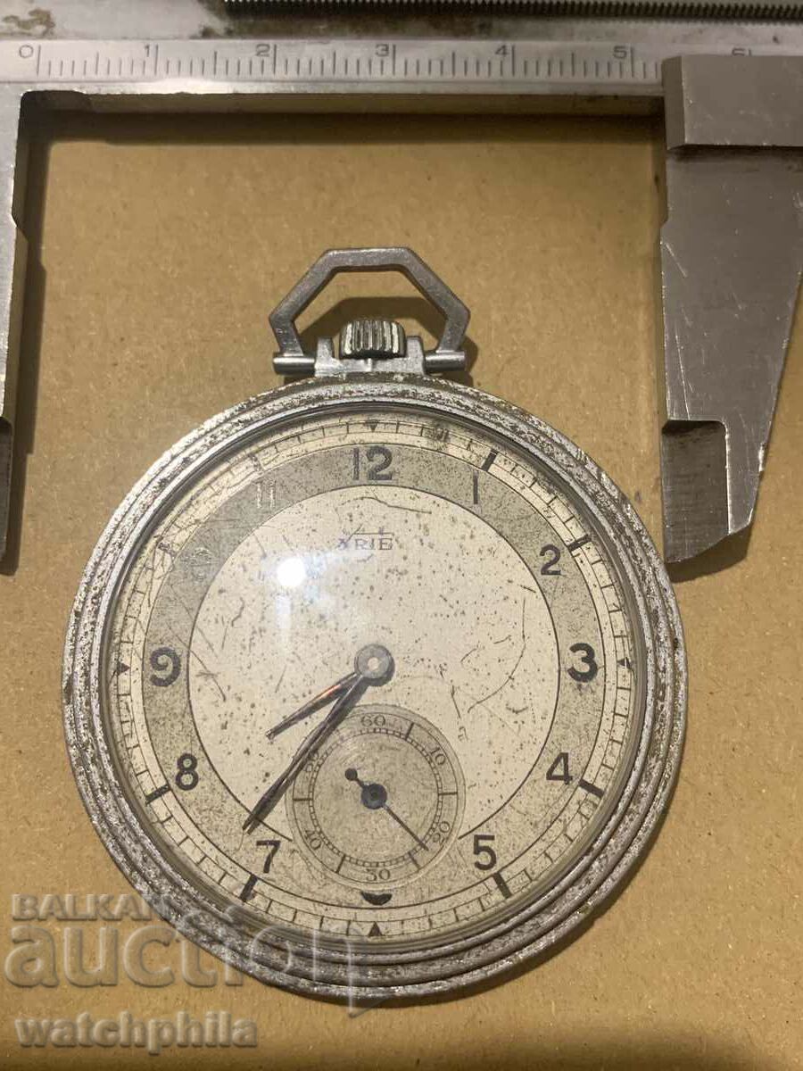 Yrie Swiss pocket watch, not working. A healthy balance