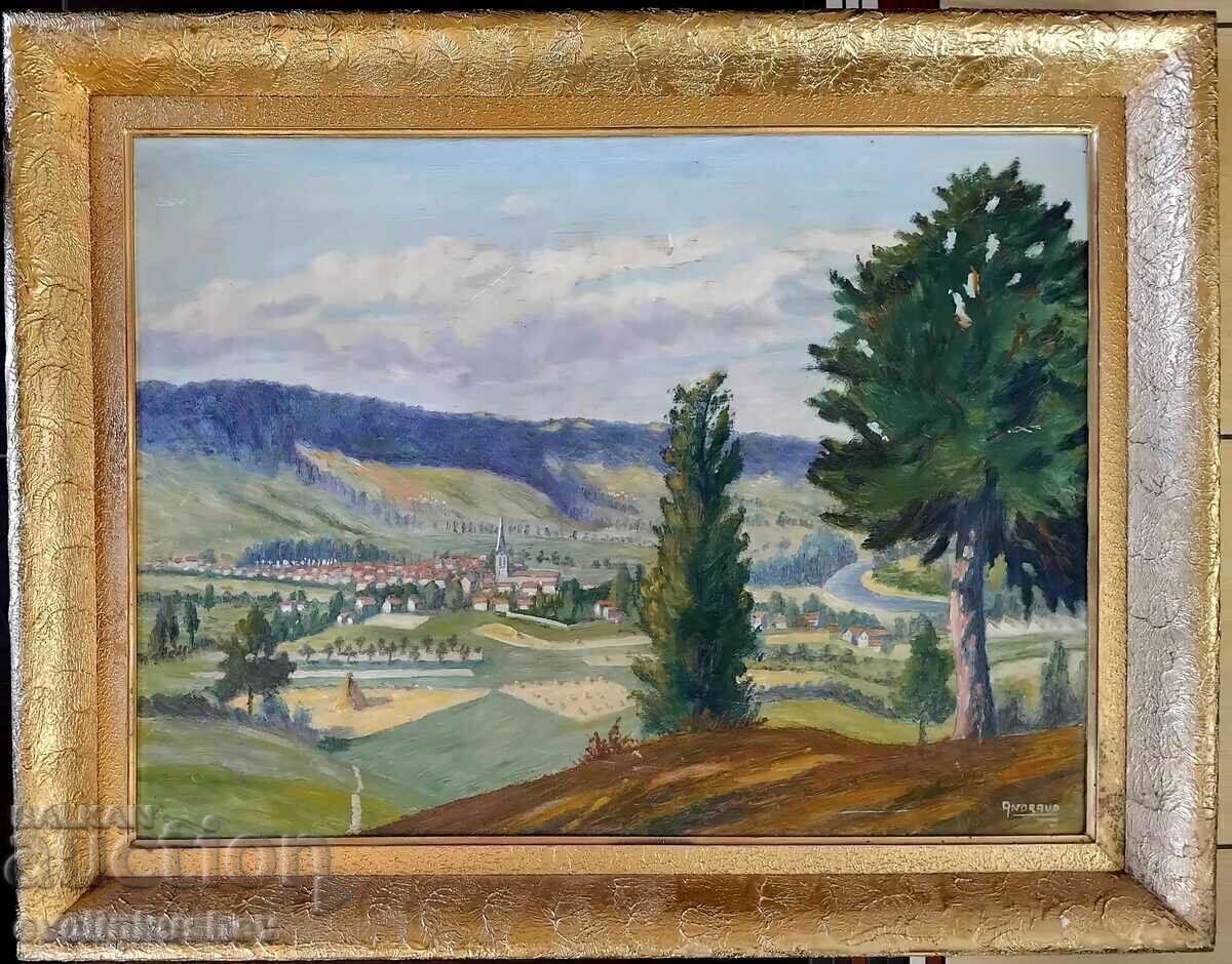 Large oil painting 73 x 54 / 87 x 68 with price 280.00 BGN | € 143.16 Large oil painting 73 x 54 / 87 x 68 with price 280.00 BGN | € 143.16