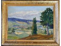 Tablou mare în ulei 73 x 54 / 87 x 68