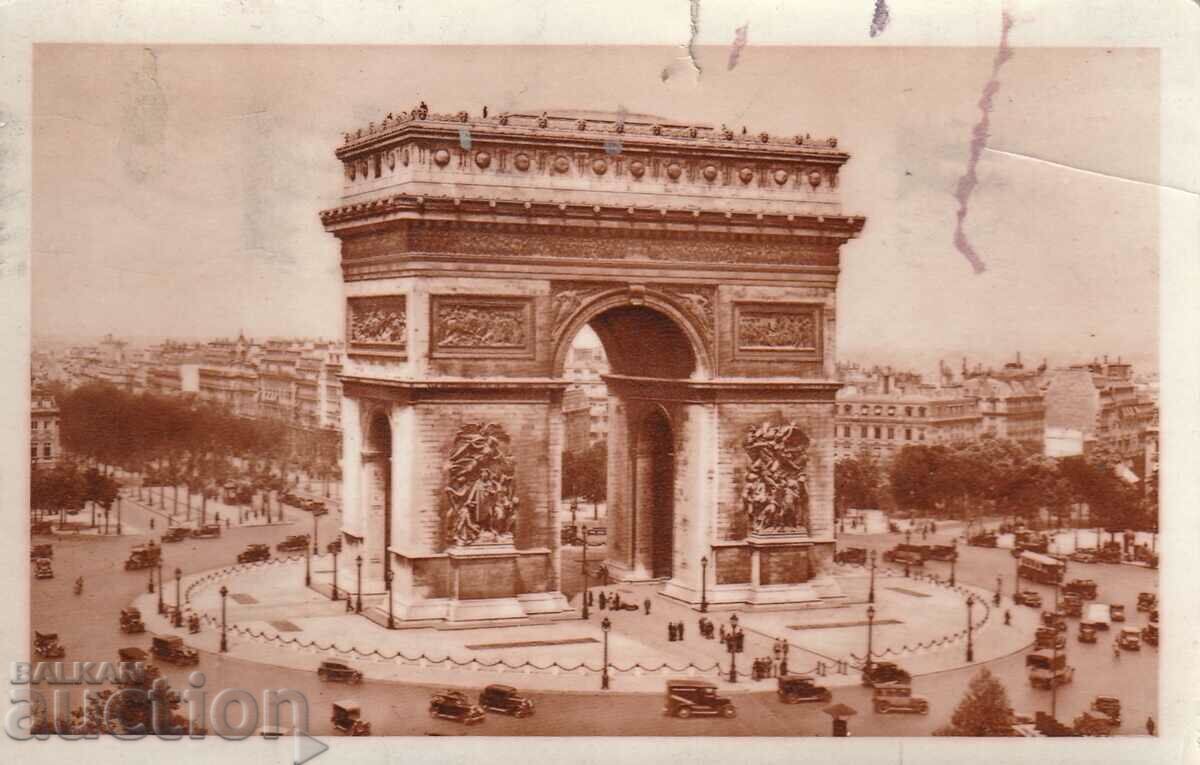 Franța 1936 - PK - Paris, a călătorit excelent sigiliu