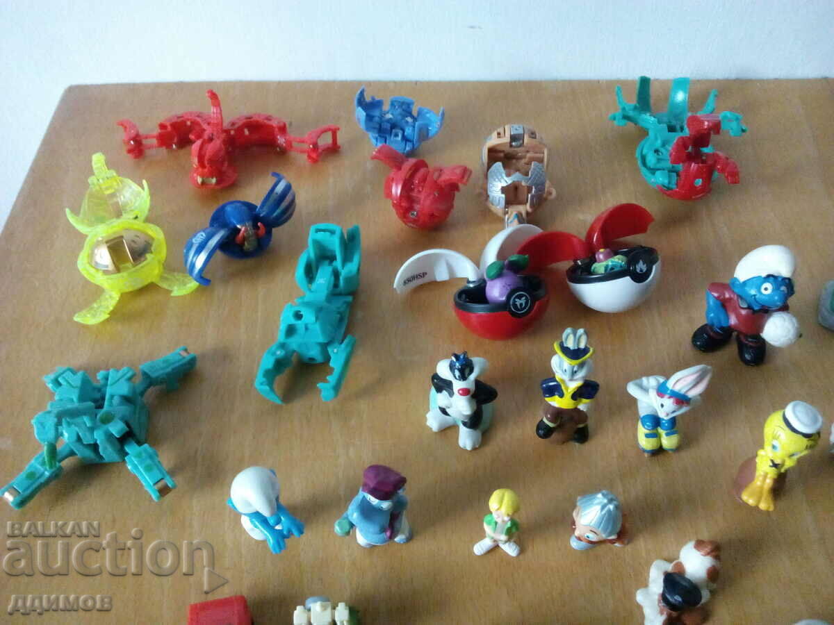 30 pieces of toys from Kinder Surprise and others - 6