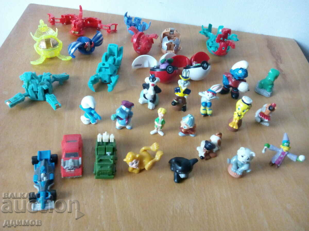 30 pieces of toys from Kinder Surprise and others - 7