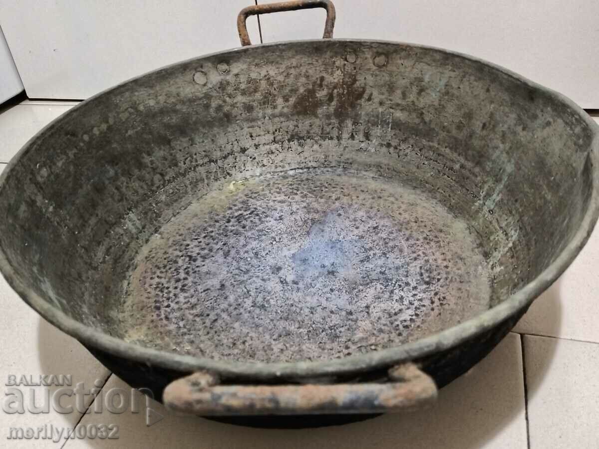 Old copper tray for lutenica majun jam LARGE copper with price 135.00 BGN | € 69.02 Old copper tray for lutenica majun jam LARGE copper with price 135.00 BGN | € 69.02