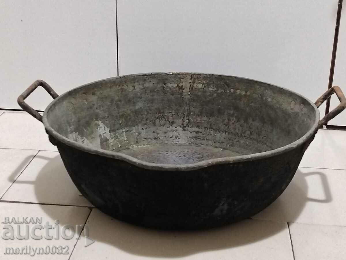 Old copper tray for lutenica majun jam LARGE copper - 7 Old copper tray for lutenica majun jam LARGE copper - 7