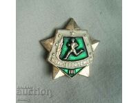 Badge badge Warrior sportsman 3rd degree, Russia