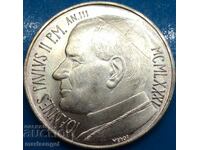 500 lira 1981 Vatican John Paul II silver