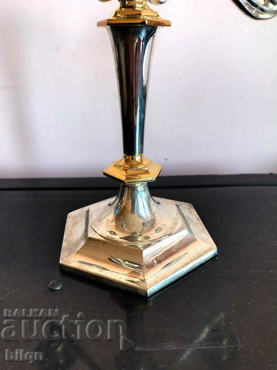 Delivery of Great Silver Plated Candlestick Delivery of Great Silver Plated Candlestick