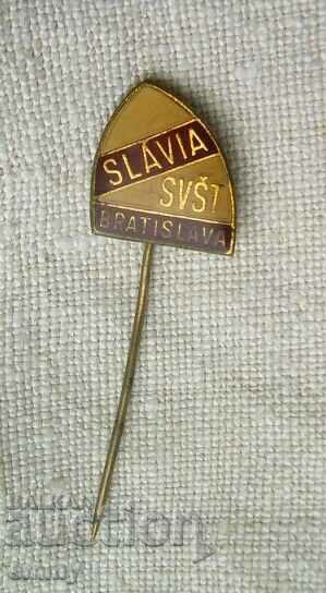 Basketball badge - Slavia SVST/Slavia Bratislava, Czechoslovakia