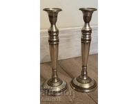 Massive vintage French candlesticks – 1.090kg