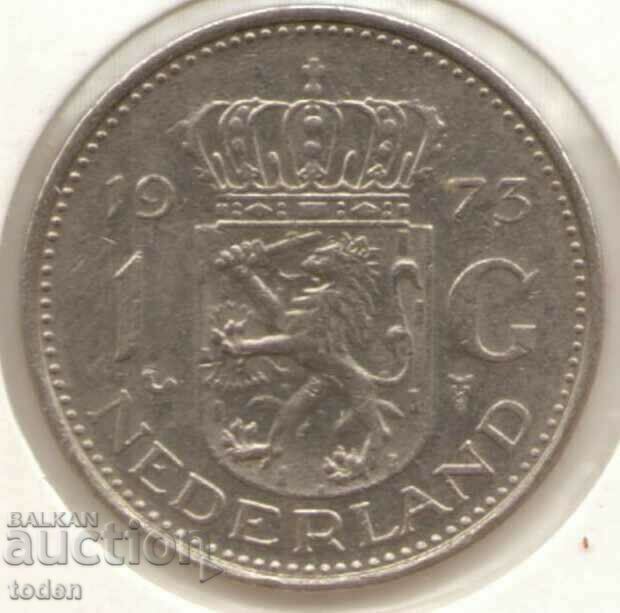 Netherlands-1 Gulden-1973-KM# 184a-Juliana