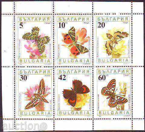 BC. 3866-71 block sheet Butterflies BC. 3866-71 block sheet Butterflies