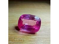 Kunzite cushion 18.05 carats with certificate