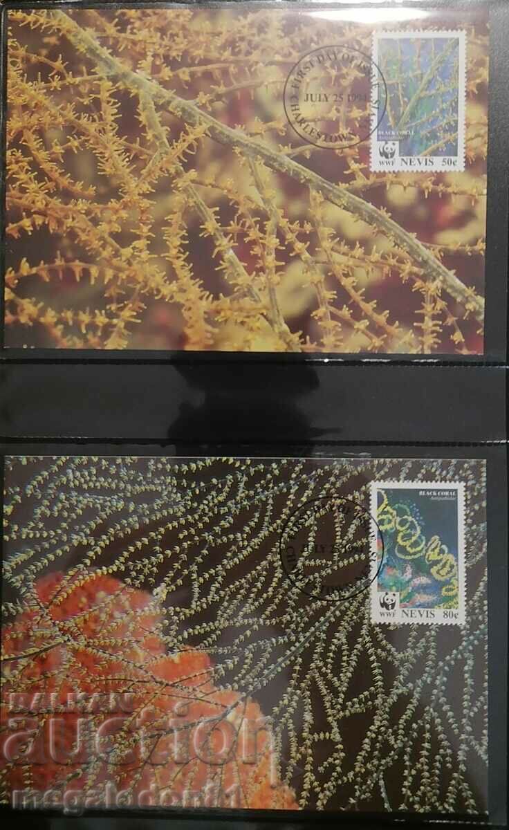 Nevis - WWF Corals with price 10.00 BGN | € 5.11 Nevis - WWF Corals with price 10.00 BGN | € 5.11