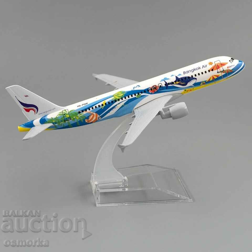 Auction Airbus 320 airplane model model Bangkok Air metal A320 Auction Airbus 320 airplane model model Bangkok Air metal A320