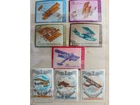 A series of Russian stamps from 1974,76 years.