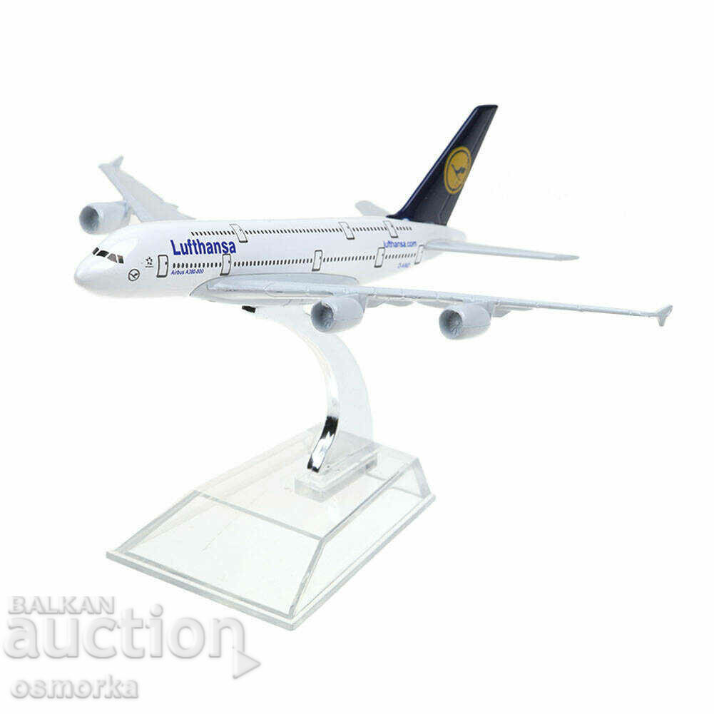 Airbus 380 airplane model model Lufthansa metal A380 airport with price 32.00 BGN | € 16.36