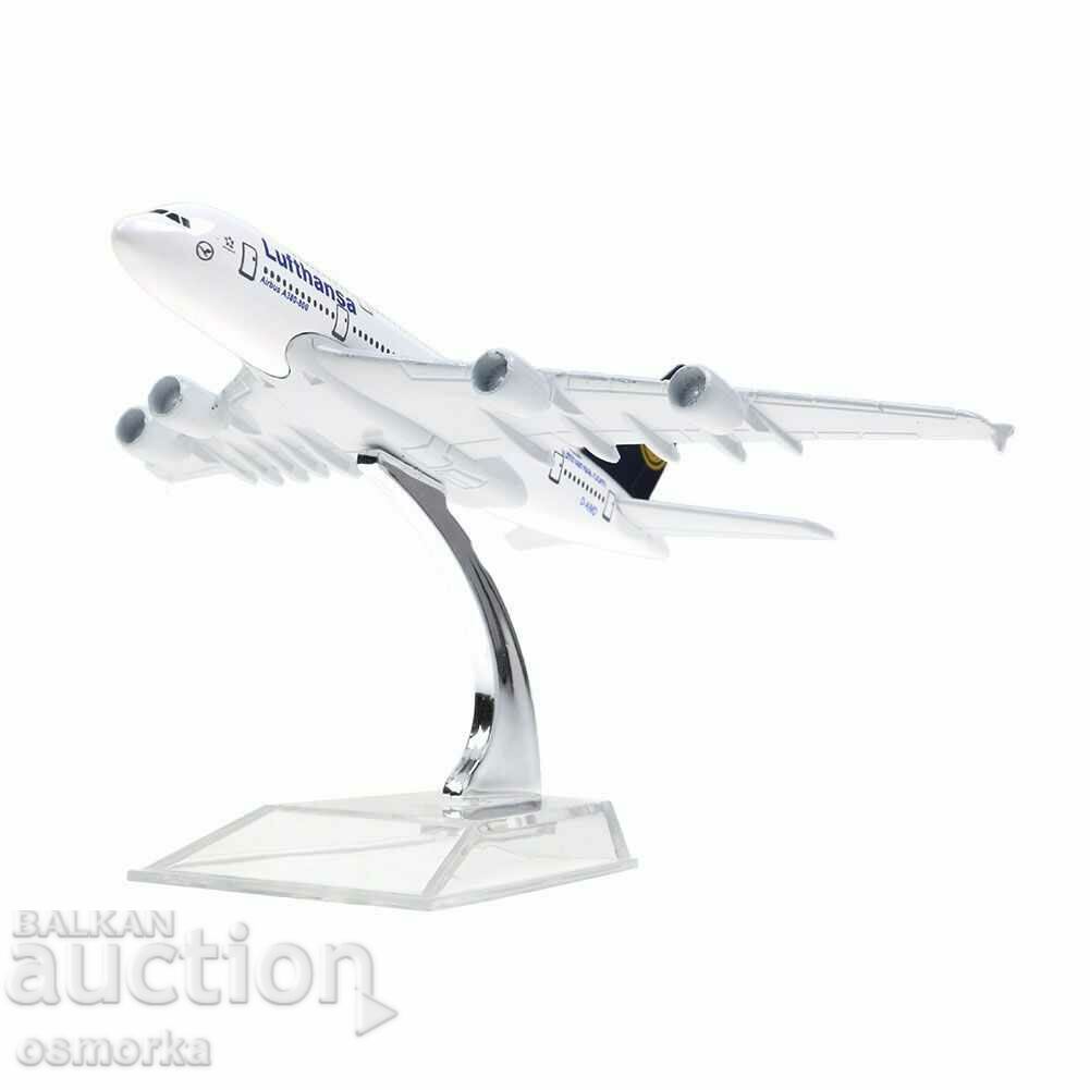 Airbus 380 airplane model model Lufthansa metal A380 airport - 5