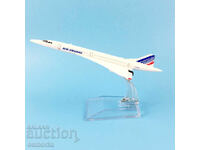 Concorde airplane model model metal Air France flight sky cl