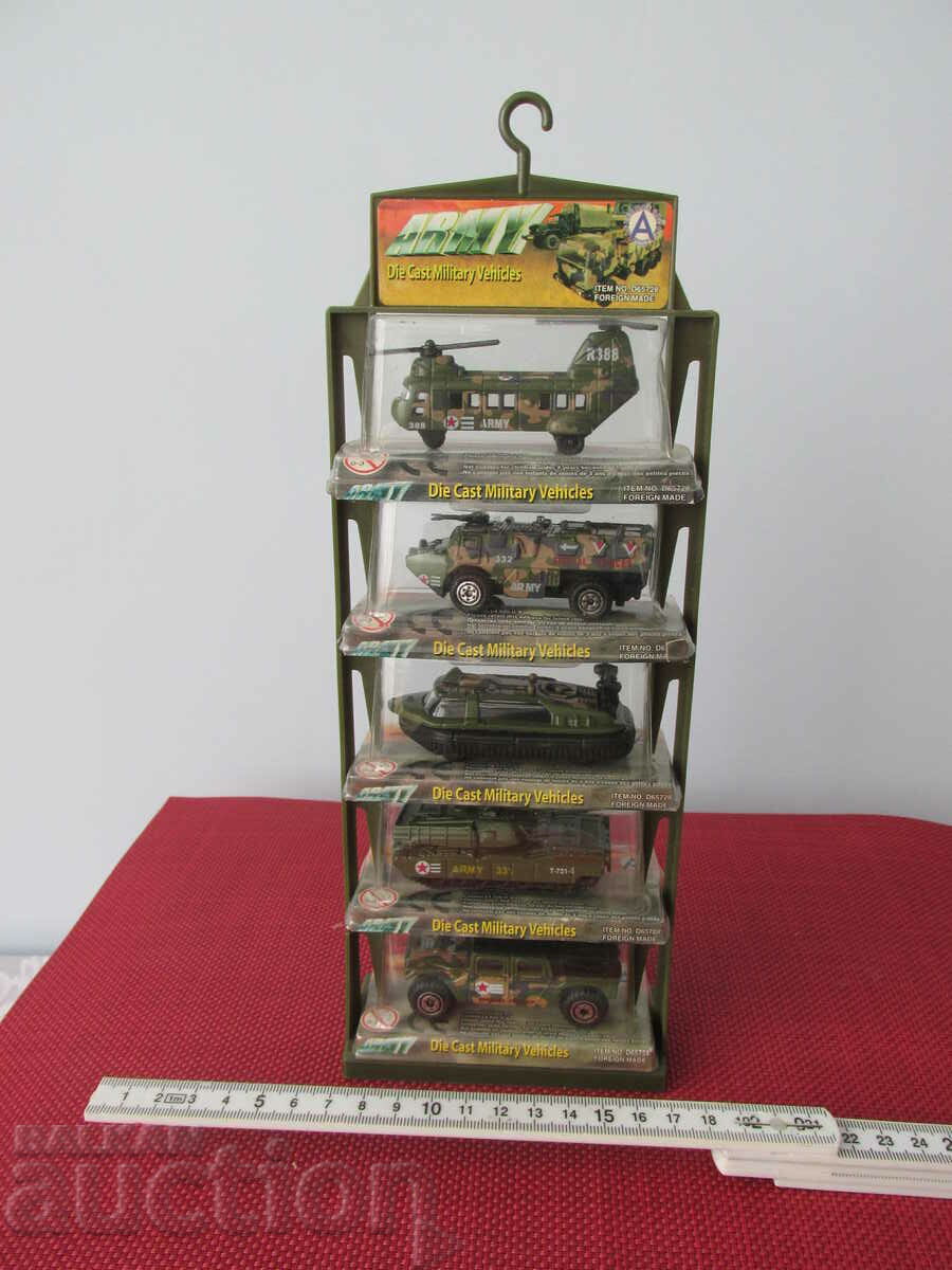 Military carts 5 pcs with display