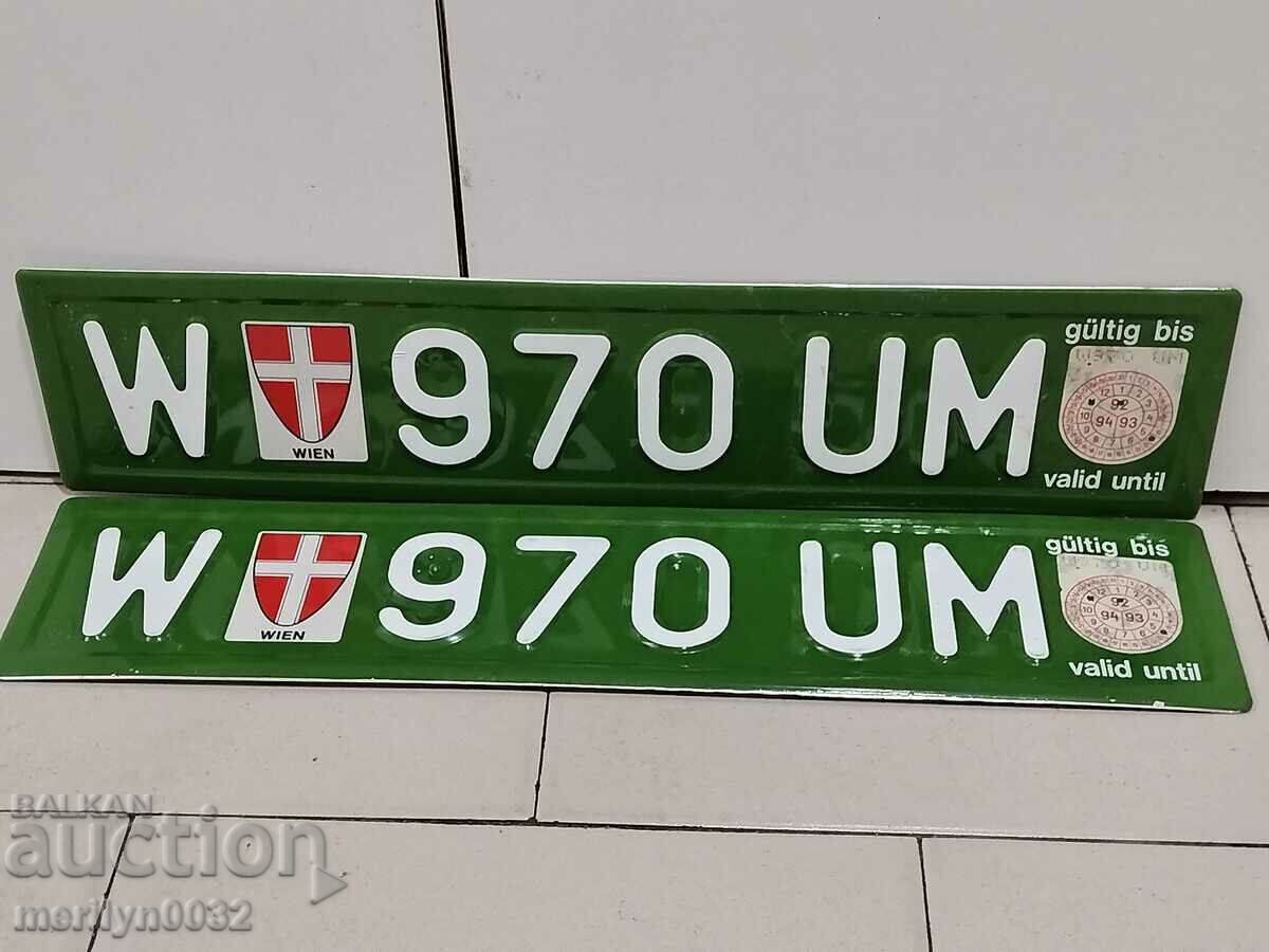 Pereche de numere, număr de înmatriculare, plăcuță, plăcuță de înmatriculare Pereche de numere, număr de înmatriculare, plăcuță, plăcuță de înmatriculare