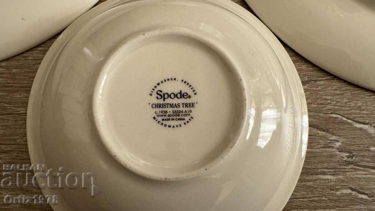 Spode – Christmas 2pcs main plates+ 2pcs. bowls. New! - 6 Spode – Christmas 2pcs main plates+ 2pcs. bowls. New! - 6