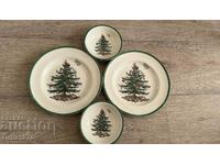 Spode – Crăciun 2 buc farfurii principale+ 2 buc. castroane. Nou!