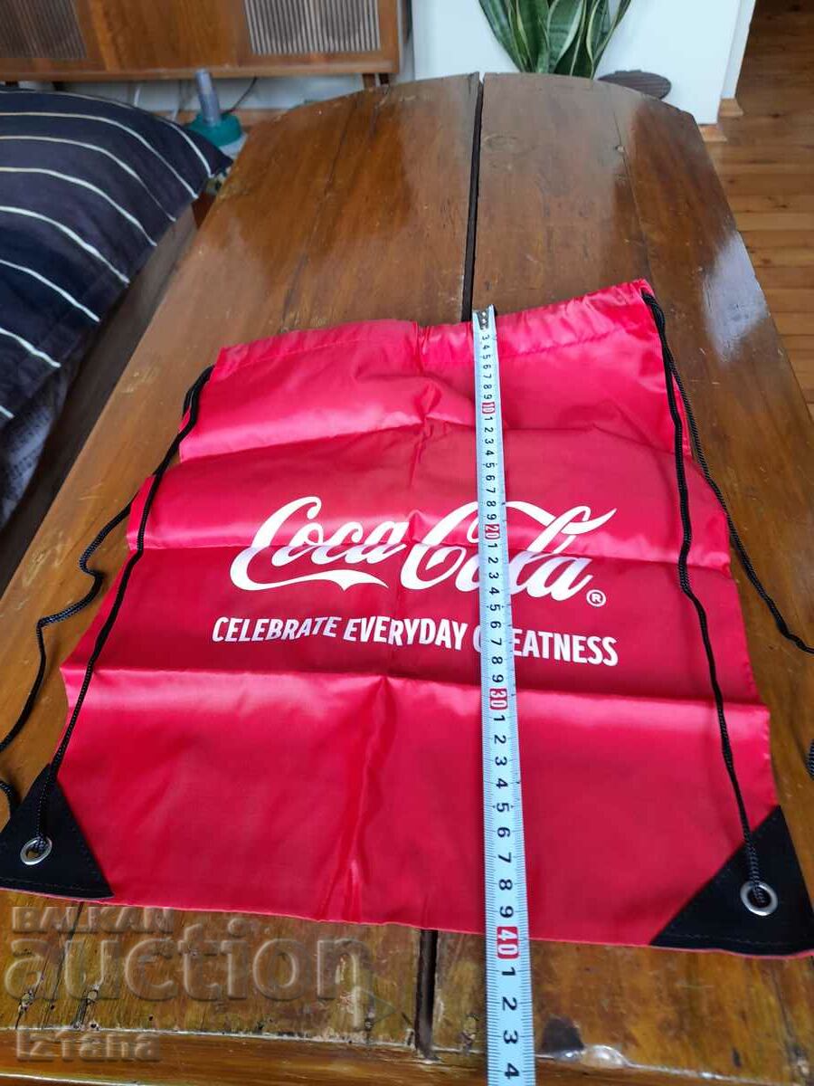 Auction Old Coca Cola backpack, Coca Cola Auction Old Coca Cola backpack, Coca Cola