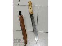 Un cuțit de măcelar vechi fără lamă kaniya akulak