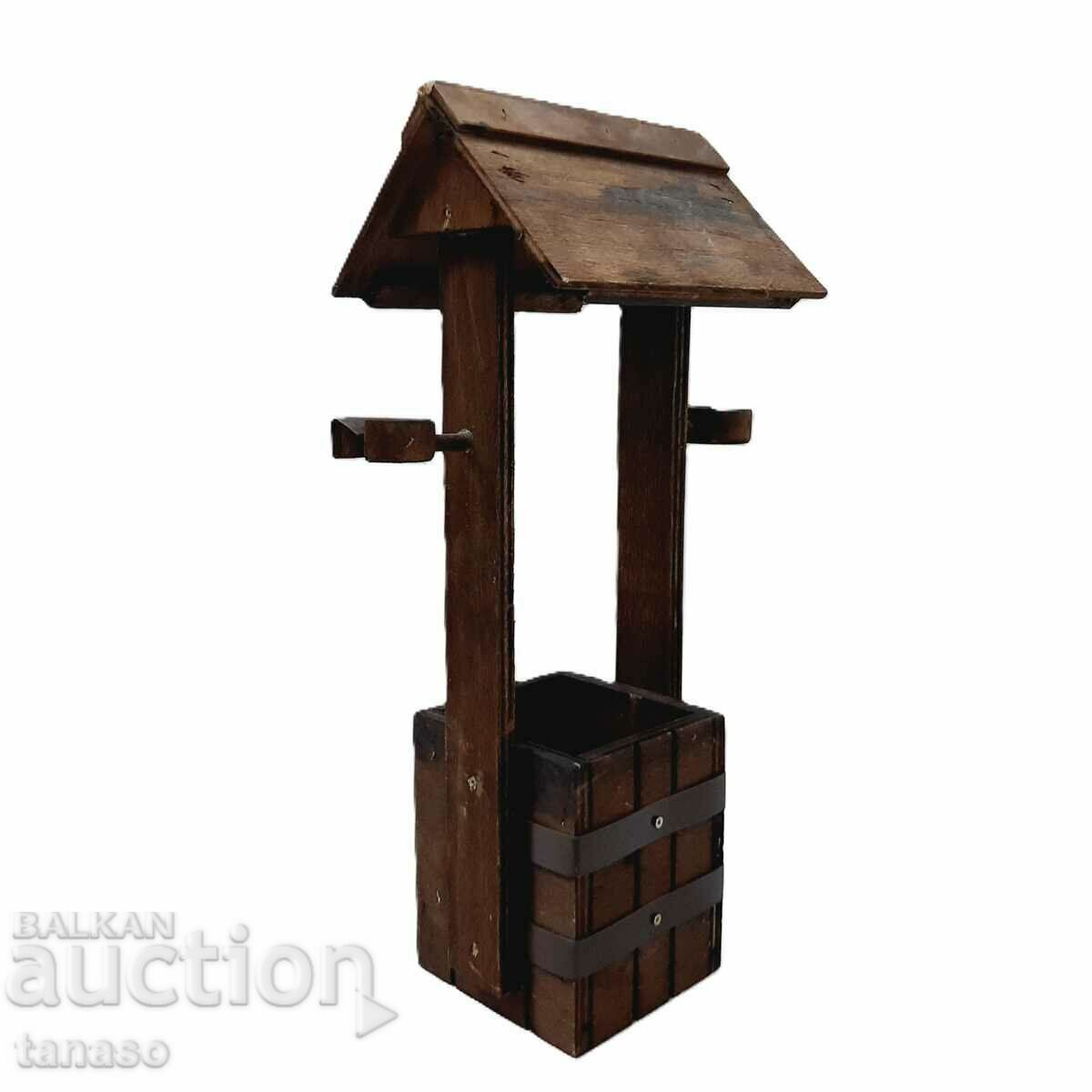 Ξύλινη ποτηροθήκη, καλά, καλά, διακόσμηση (8.1)