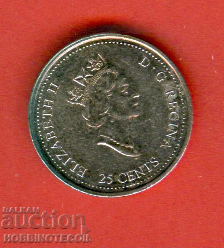 CANADA CANADA 25 cent issue - issue 2000 - ANNIVERSARY with price 1.99 BGN | € 1.02 CANADA CANADA 25 cent issue - issue 2000 - ANNIVERSARY with price 1.99 BGN | € 1.02