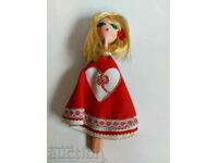 . OLD ETHNO DOLL MADE OF A WOODEN SPOON