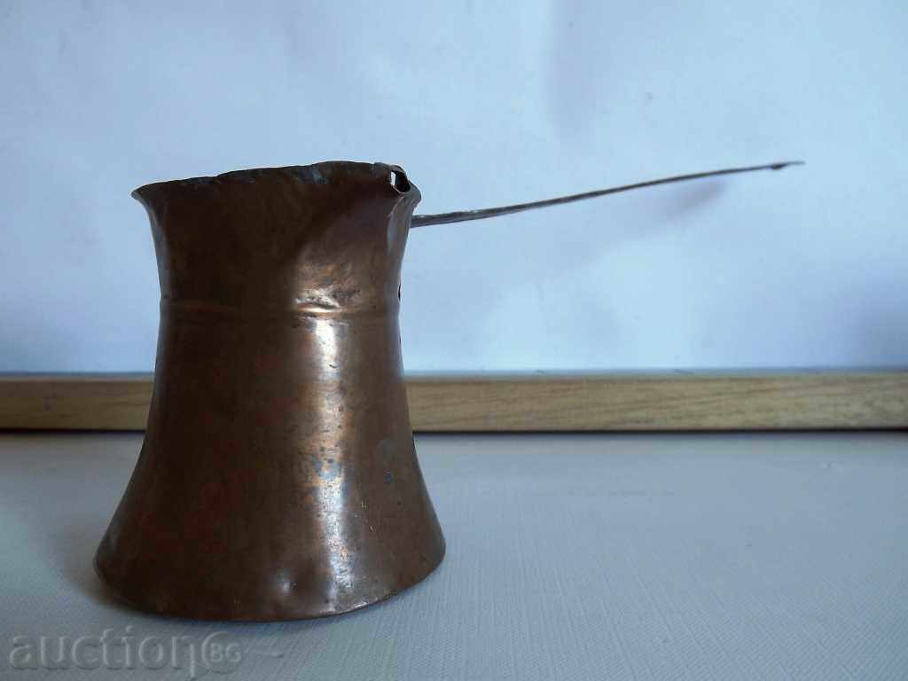 . OLD COPPER JEWELERY COFFEE POT KETTLE COPPER COPPER POT