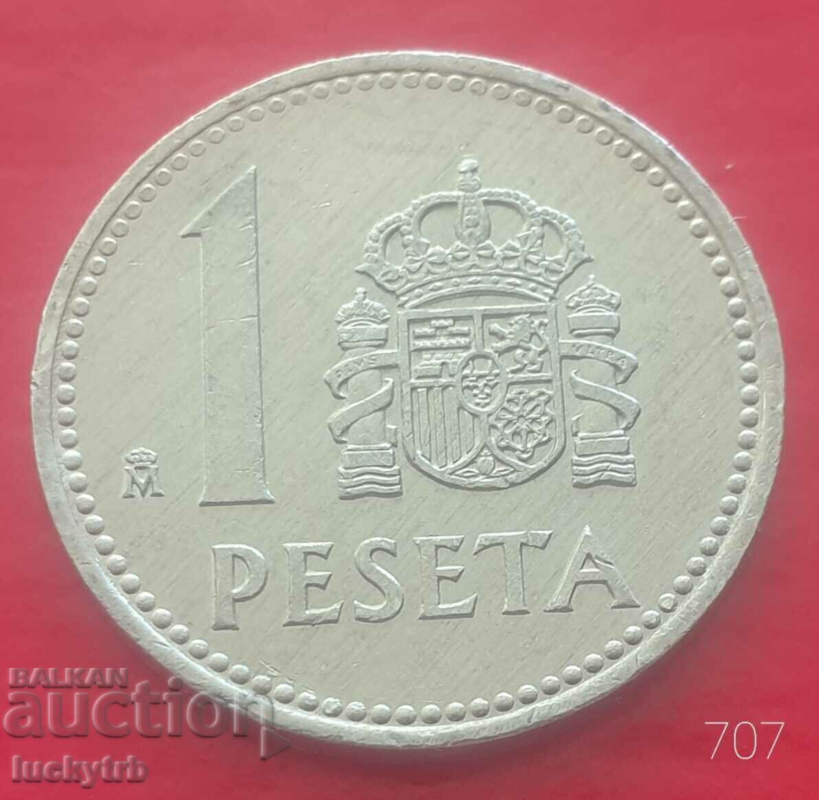 1 πεσέτα 1985 - Ισπανία 1 πεσέτα 1985 - Ισπανία