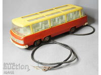 Old Polish plastic toy model bus flight