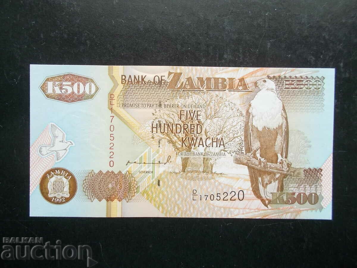 ΖΑΜΠΙΑ, 500 Kwacha, 1992, UNC