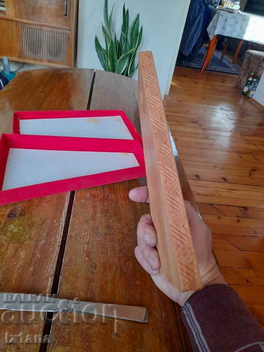 Old Rodopaimpex cutting board and knife - 5 Old Rodopaimpex cutting board and knife - 5