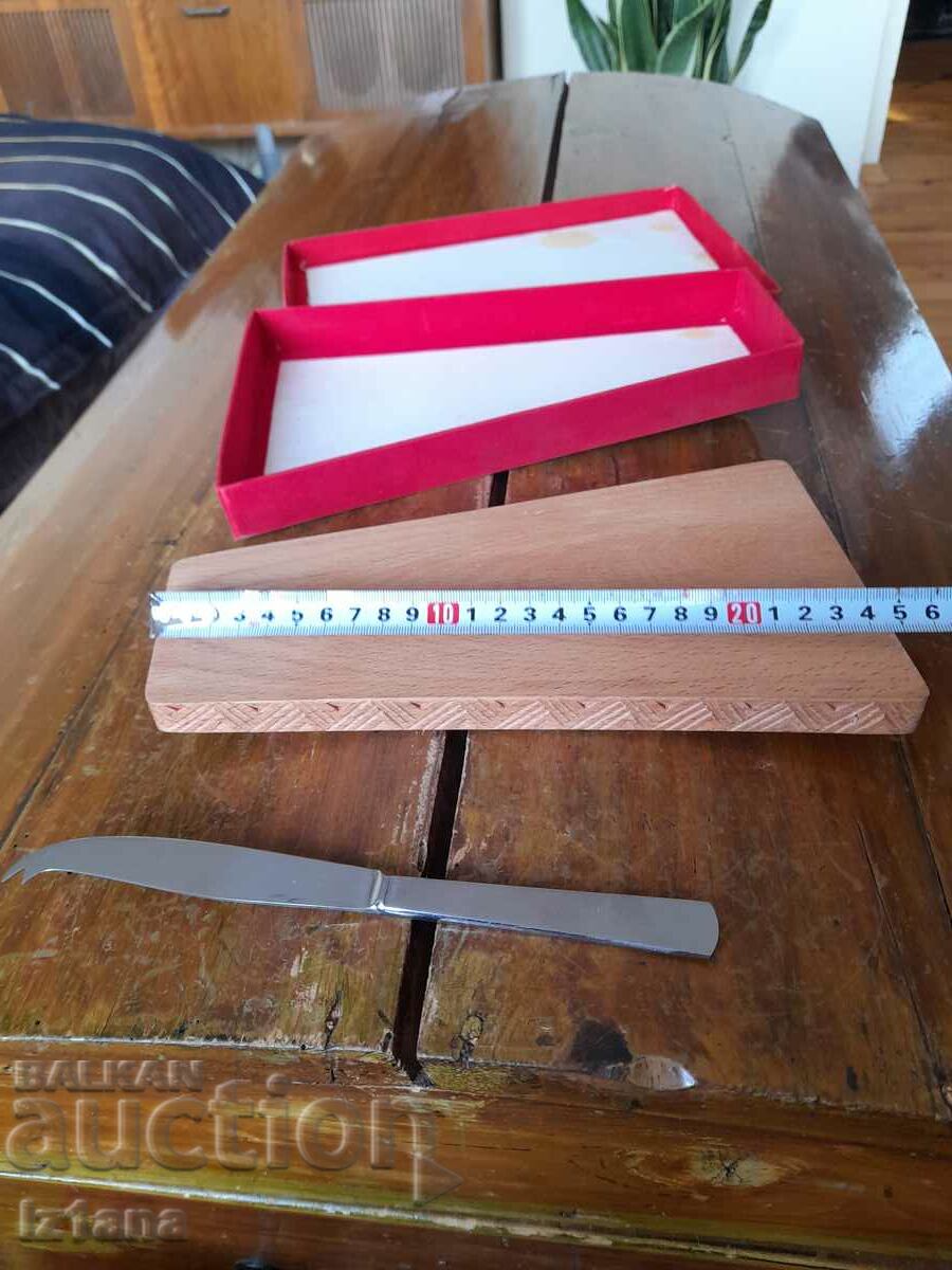 Old Rodopaimpex cutting board and knife - 7 Old Rodopaimpex cutting board and knife - 7