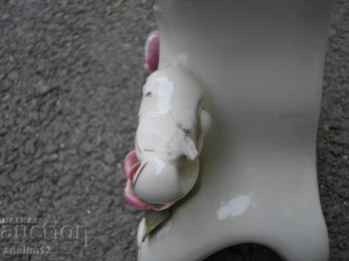 OLD MERCEDES TABLE CLOCK PORCELAIN CASE - 7 OLD MERCEDES TABLE CLOCK PORCELAIN CASE - 7