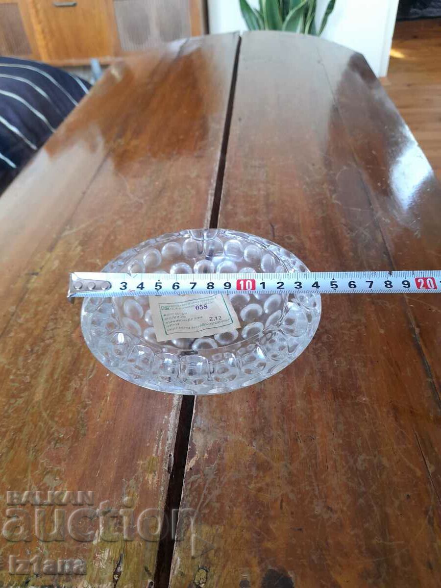 Old glass ashtray - 5