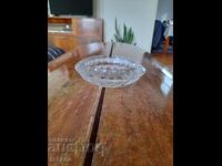 Old glass ashtray