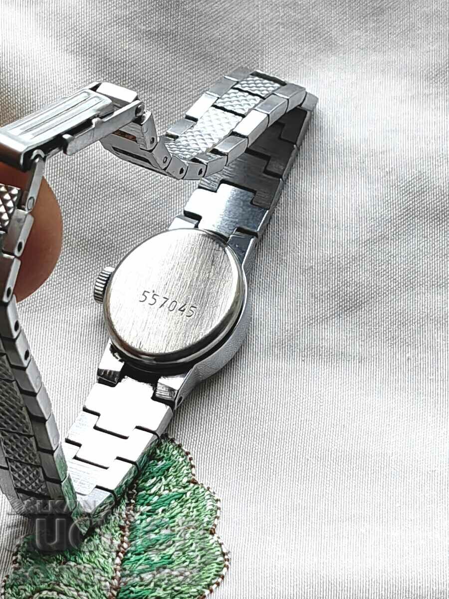 Auction Original Russian Social USSR Women's Wristwatch CHAIKA 1980s Auction Original Russian Social USSR Women's Wristwatch CHAIKA 1980s
