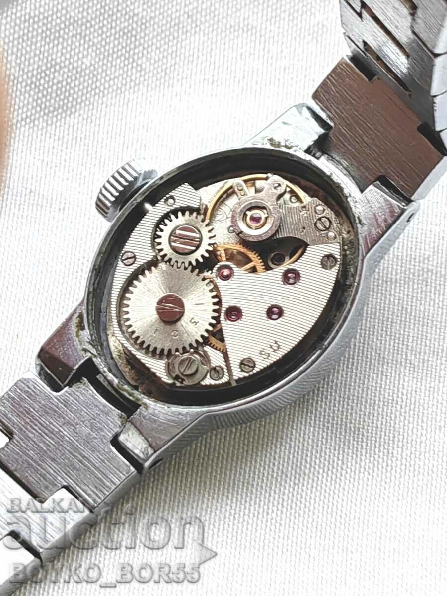 Delivery of Original Russian Social USSR Women's Wristwatch CHAIKA 1980s Delivery of Original Russian Social USSR Women's Wristwatch CHAIKA 1980s